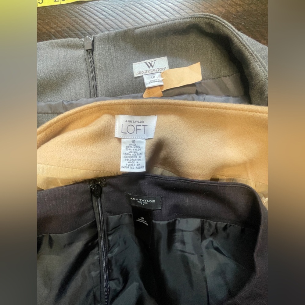 Bundle of 3 A-Line Skirts Size 10